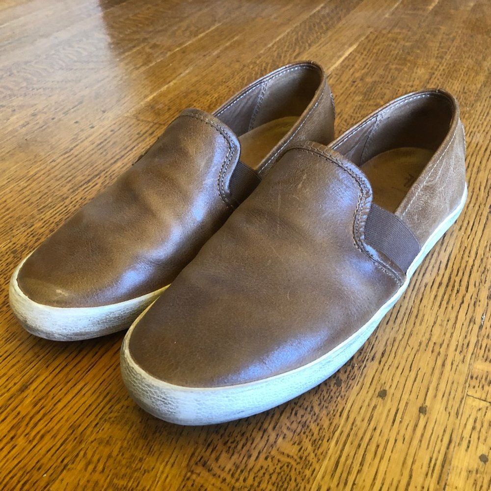 Frye Slip-On Leather Flat - Womens Size 9